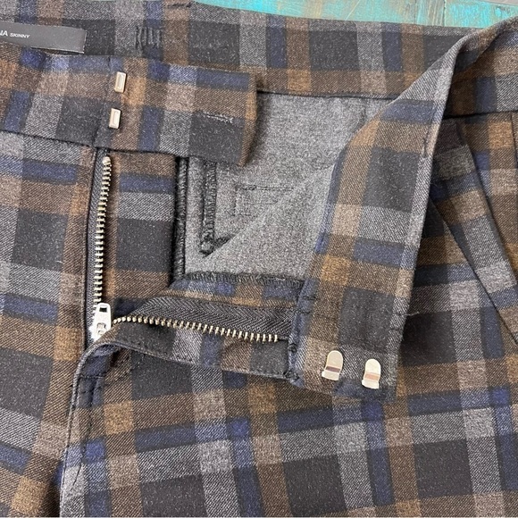 KUT from the Kloth Diana Checkered Skinny Pants Size 6 - Picture 11 of 12